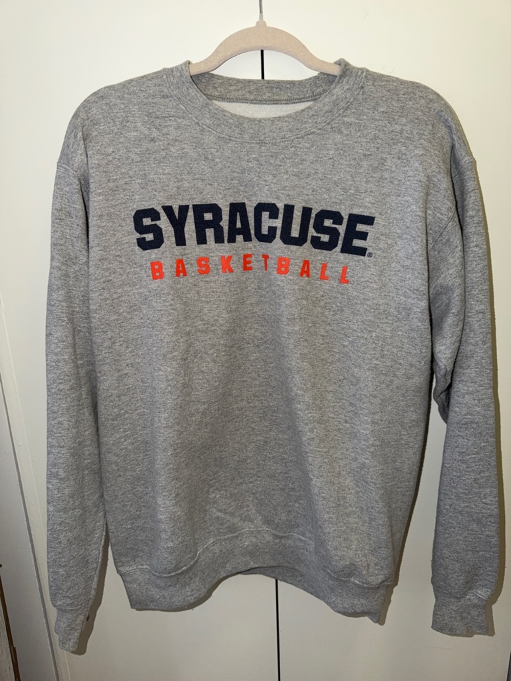 Syracuse Basketball Crewneck Sweatshirt - Gray